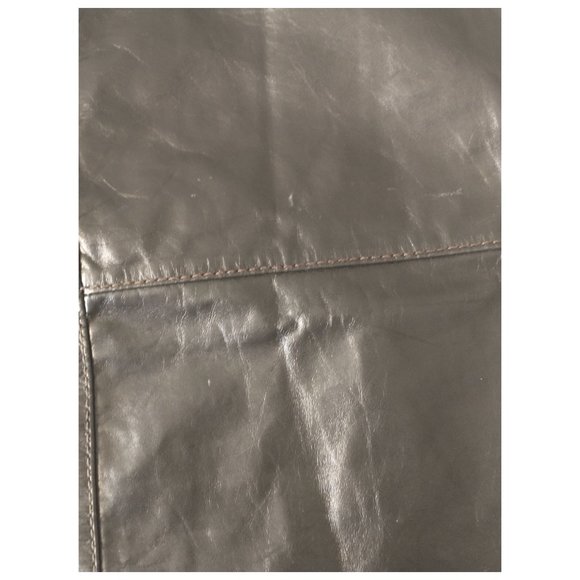 Armani Exchange Black Leather Pencil Skirt size 0 like new - Picture 4 of 11